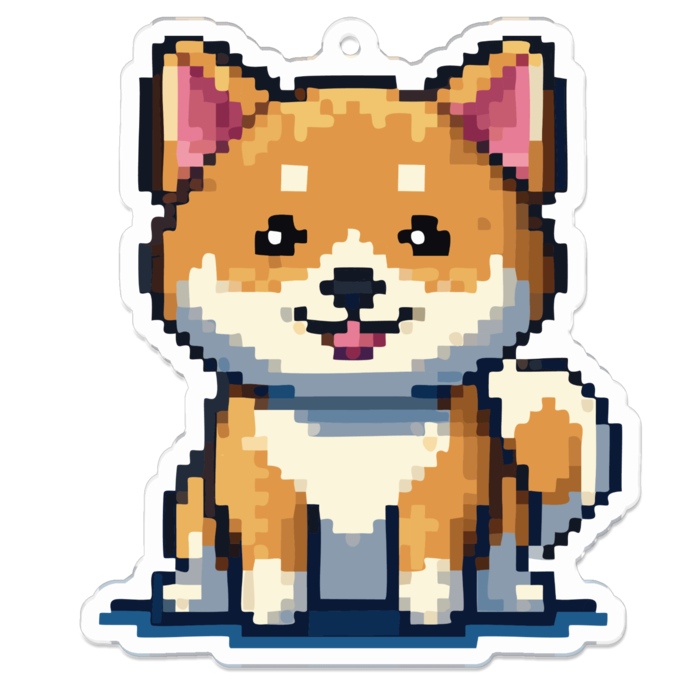 アクリルキーホルダー - 70 x 70 (mm)