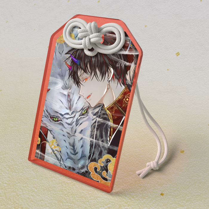 アクリルお守り - 50 × 80mm