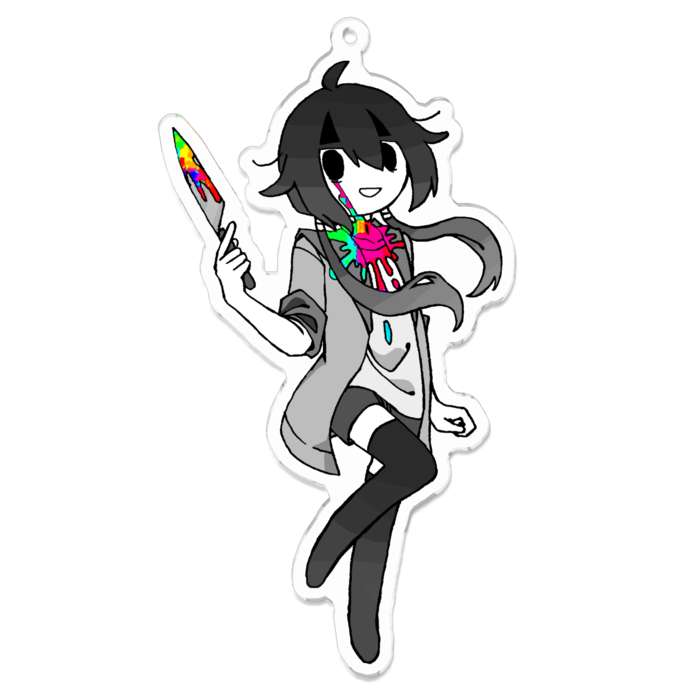 アクリルキーホルダー - 100 x 100 (mm)