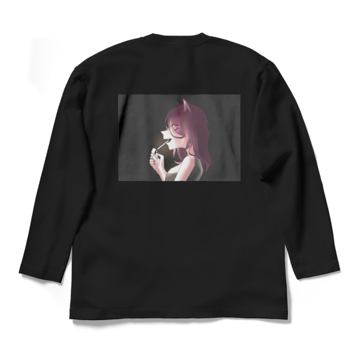 ロングスリーブTシャツ - L - ブラック