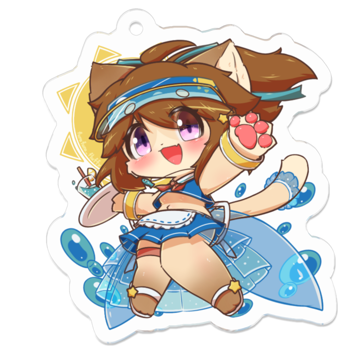 アクリルキーホルダー - 50 x 50 (mm)