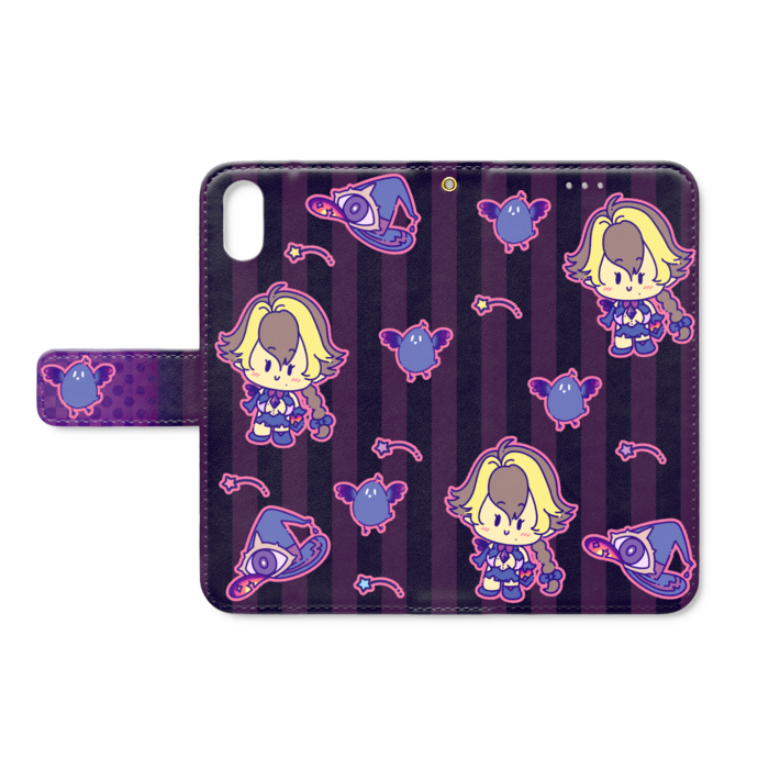 手帳型iPhoneケース - iPhone XS / X - ストラップ穴 あり