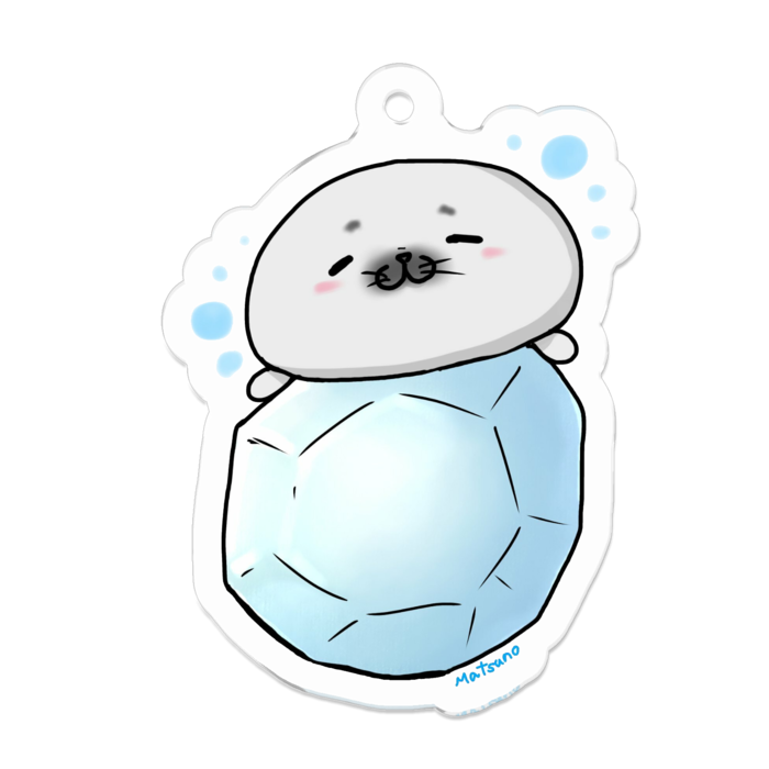 アクリルキーホルダー（コーティング） - 50 x 50 (mm)