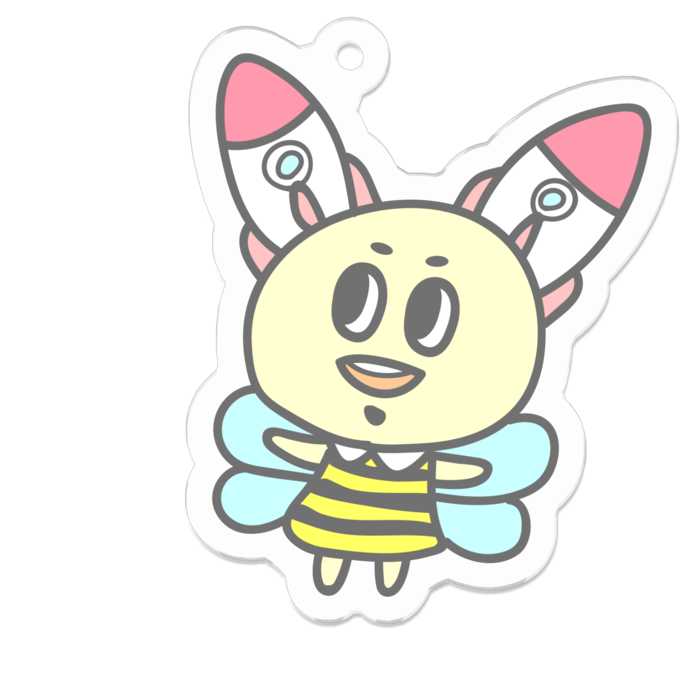 アクリルキーホルダー - 50 x 50 (mm)