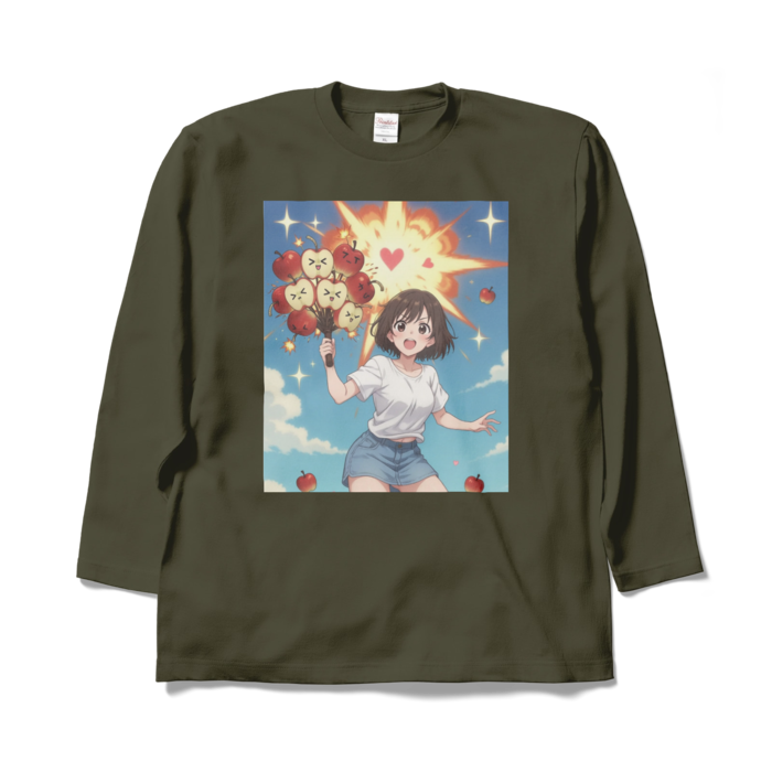 ロングスリーブTシャツ - XL - アーミーグリーン