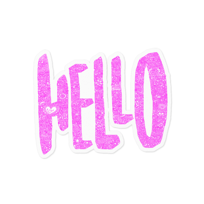 ステッカー - 100 x 100 (mm)