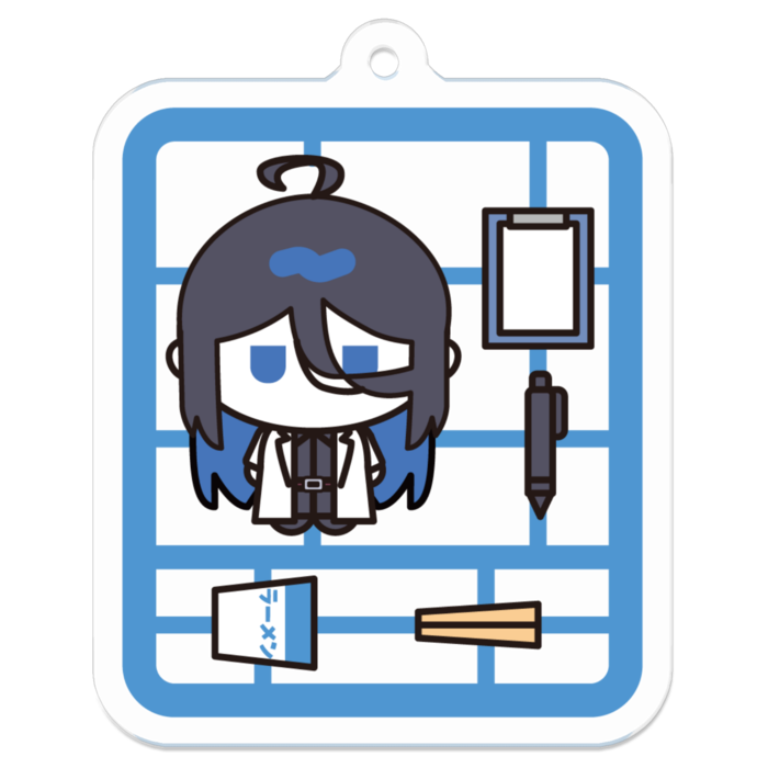 アクリルキーホルダー - 50 x 50 (mm)