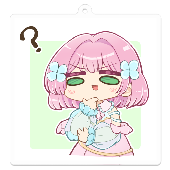 アクリルキーホルダー - 70 x 70 (mm)