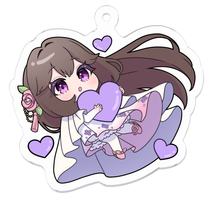 アクリルキーホルダー - 50 x 50 (mm)