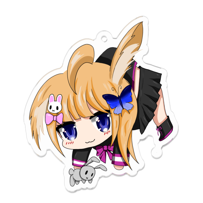 アクリルキーホルダー - 70 x 70 (mm)