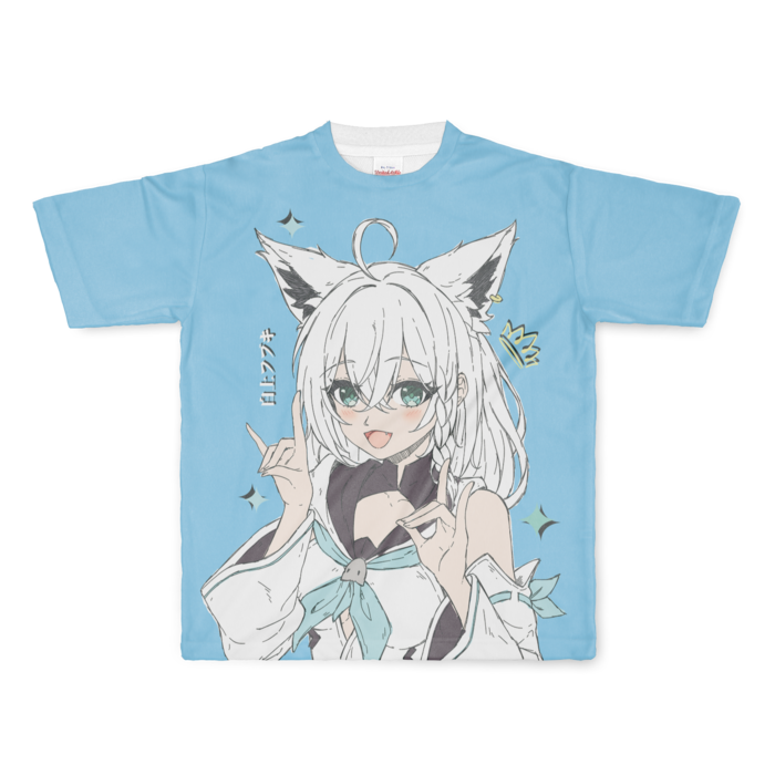 フルグラフィックTシャツ - L - 正面印刷のみ