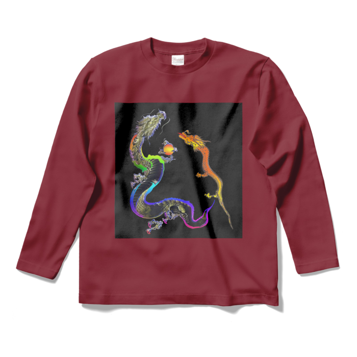 ロングスリーブTシャツ - S - バーガンディ