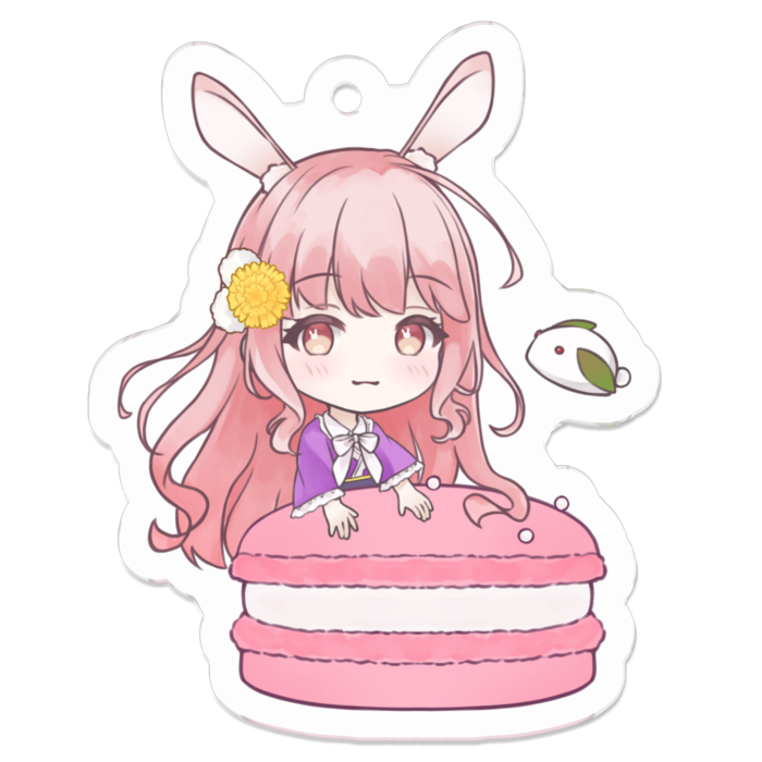 アクリルキーホルダー - 50 x 50 (mm)