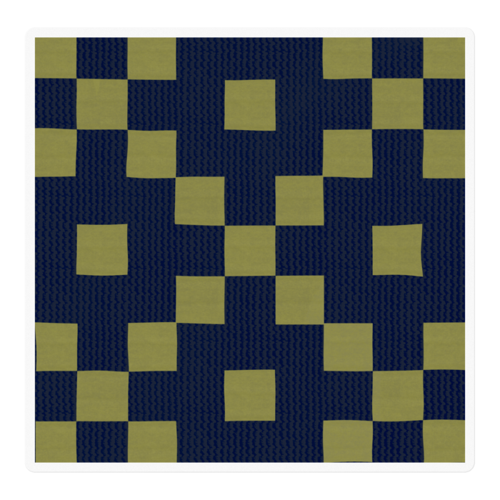 ネイビー×ライトグリーン