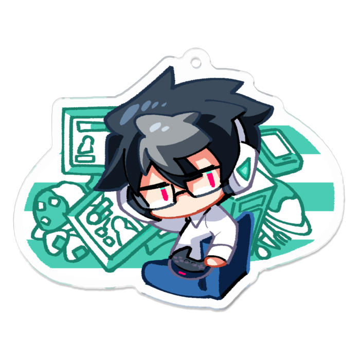 アクリルキーホルダー - 70 x 70 (mm)