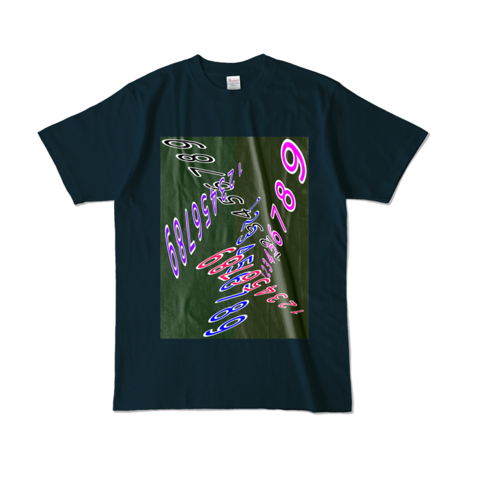 カラーTシャツ - L - ネイビー (濃色)