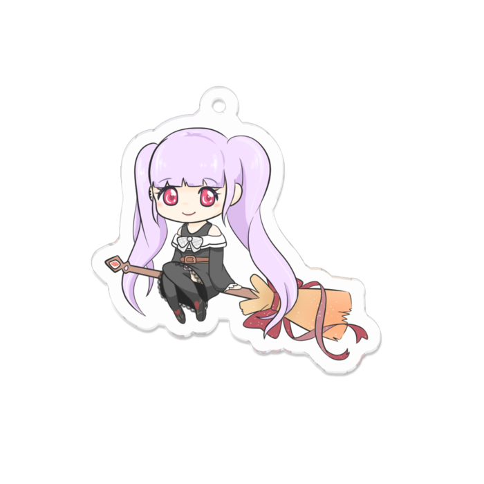 アクリルキーホルダー(黒)