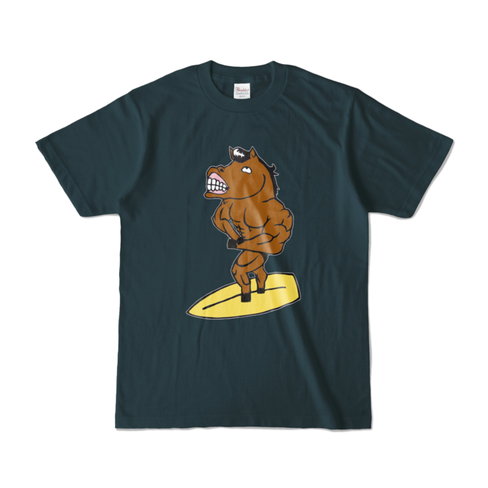 カラーTシャツ - S - デニム (濃色)