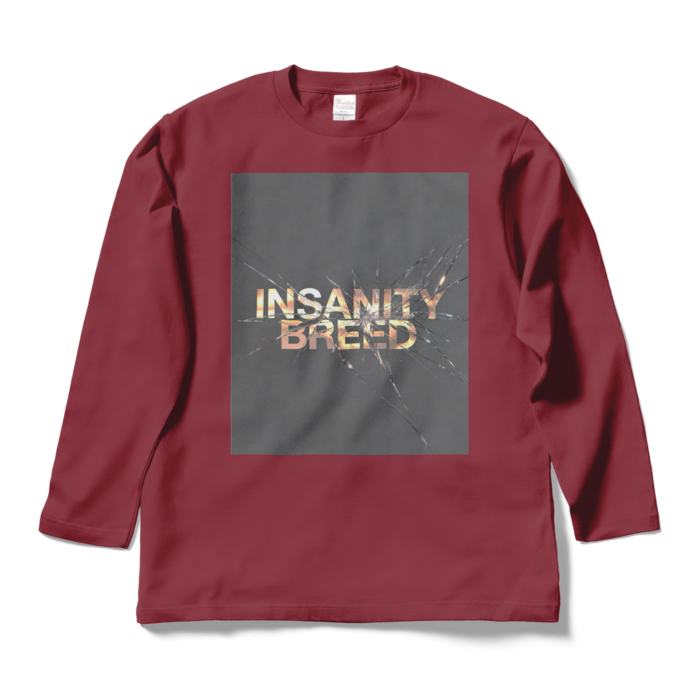 ロングスリーブTシャツ - L - バーガンディ