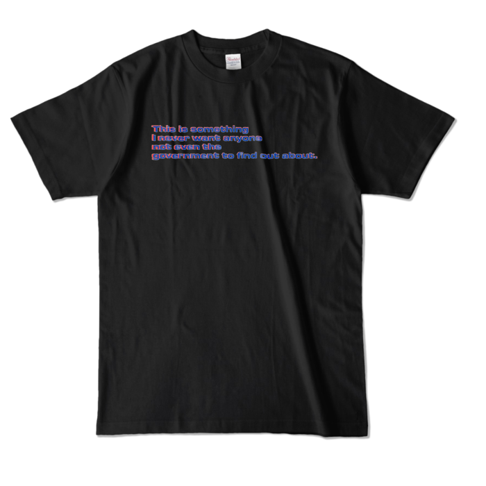 カラーTシャツ - L - ブラック (濃色)