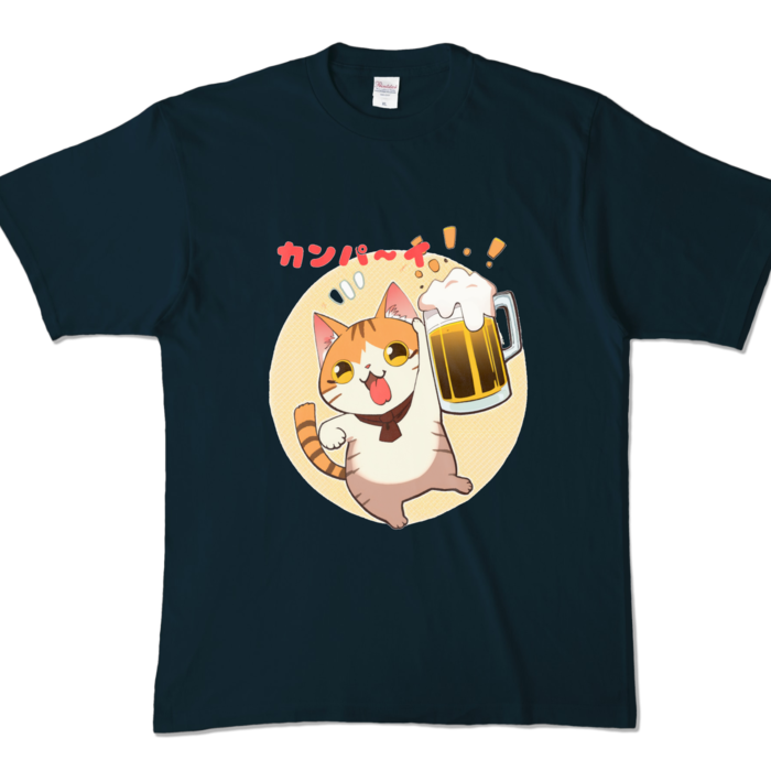カラーTシャツ - XL - ネイビー (濃色)