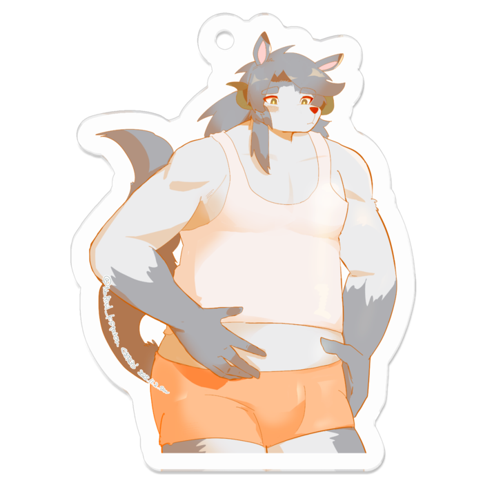 アクリルキーホルダー - 50 x 50 (mm)