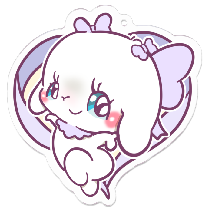 アクリルキーホルダー - 70 x 70 (mm)