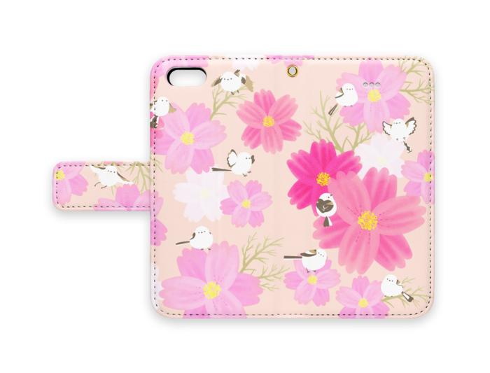 手帳型iPhoneケース - iPhone 5 / 5s / SE - ストラップ穴 あり