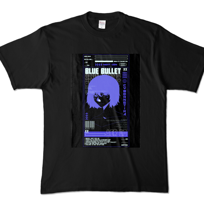 カラーTシャツ - XL - ブラック (濃色)