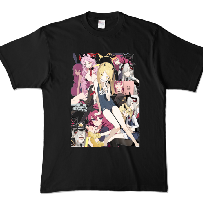 カラーTシャツ - XL - ブラック (濃色)