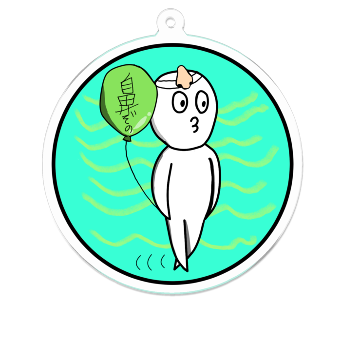 アクリルキーホルダー - 70 x 70 (mm)