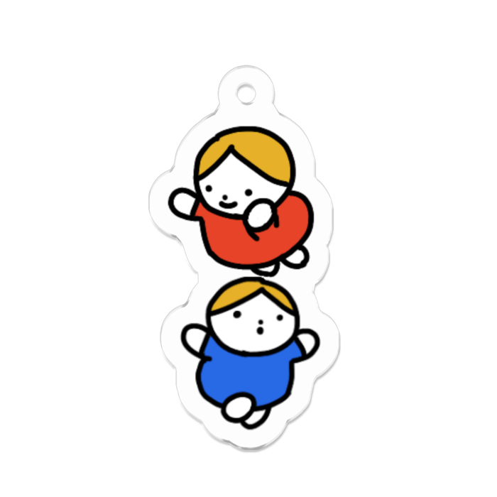アクリルキーホルダー - 50 x 50 (mm)