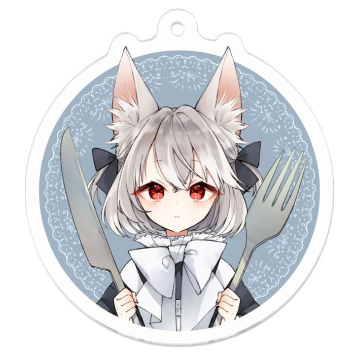 アクリルキーホルダー - 50 x 50 (mm)