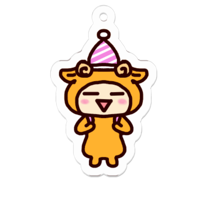 アクリルキーホルダー - 50 x 50 (mm)