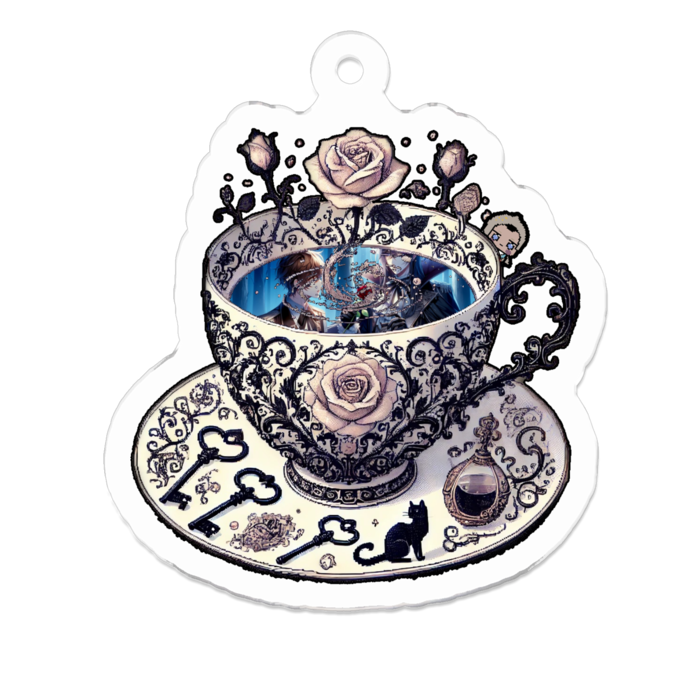 アクリルキーホルダー - 50 x 50 (mm)