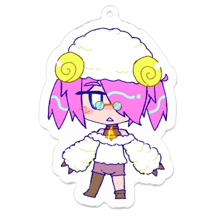 アクリルキーホルダー - 70 x 70 (mm)
