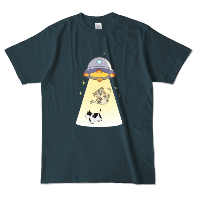 カラーTシャツ - L - デニム (濃色)