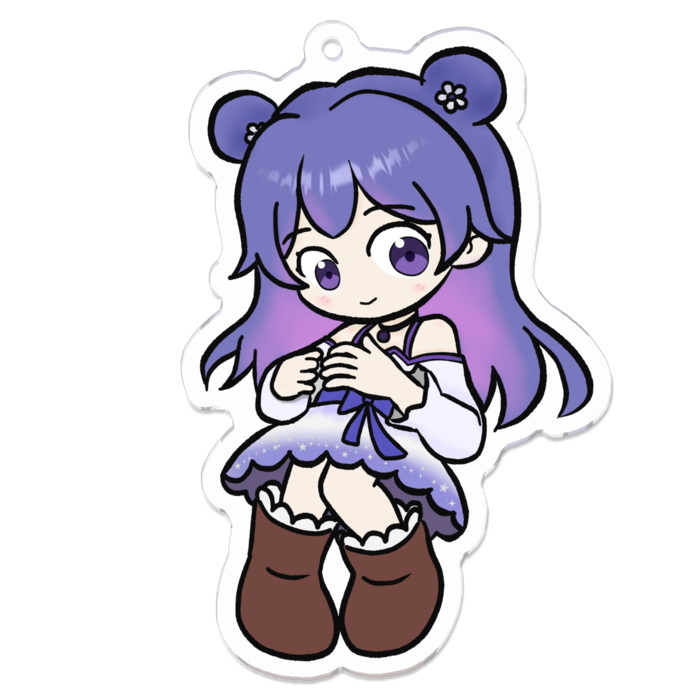 アクリルキーホルダー - 70 x 70 (mm)