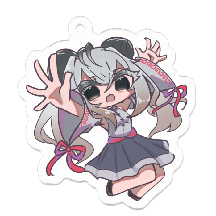 アクリルキーホルダー - 50 x 50 (mm)