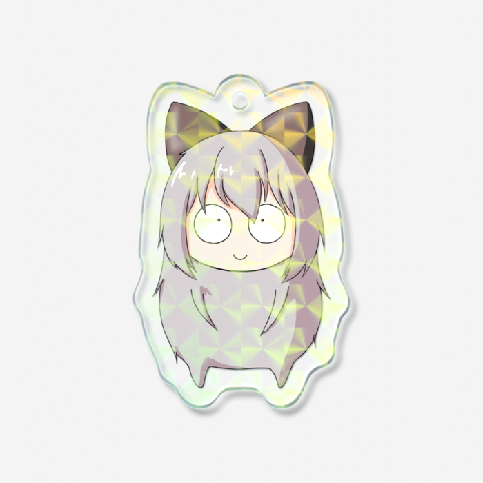 ホログラムアクリルキーホルダー - 50 × 50mm