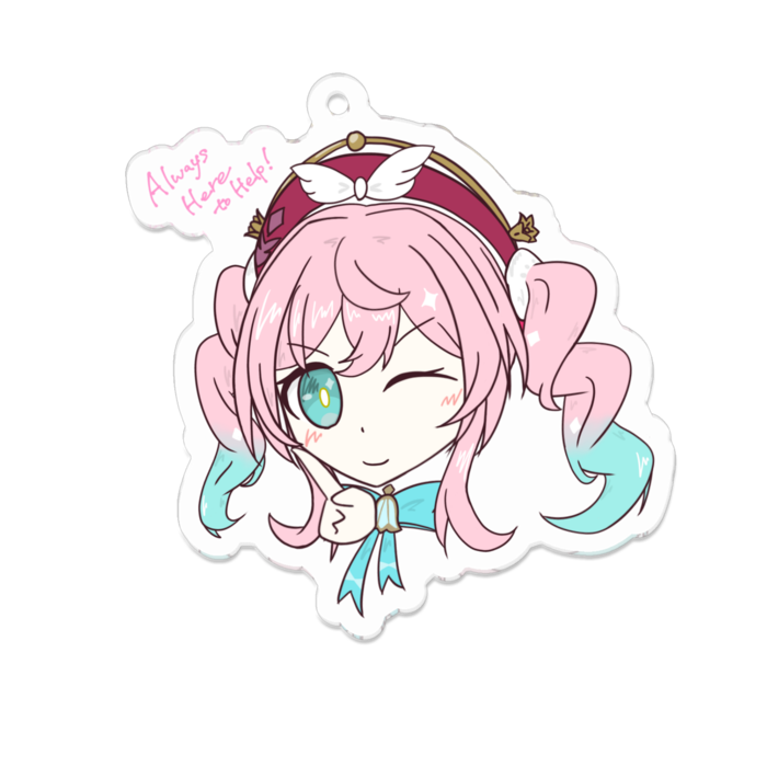 アクリルキーホルダー - 70 x 70 (mm)