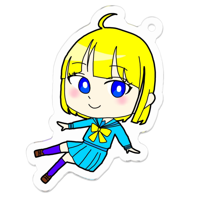 アクリルキーホルダー - 50 x 50 (mm)