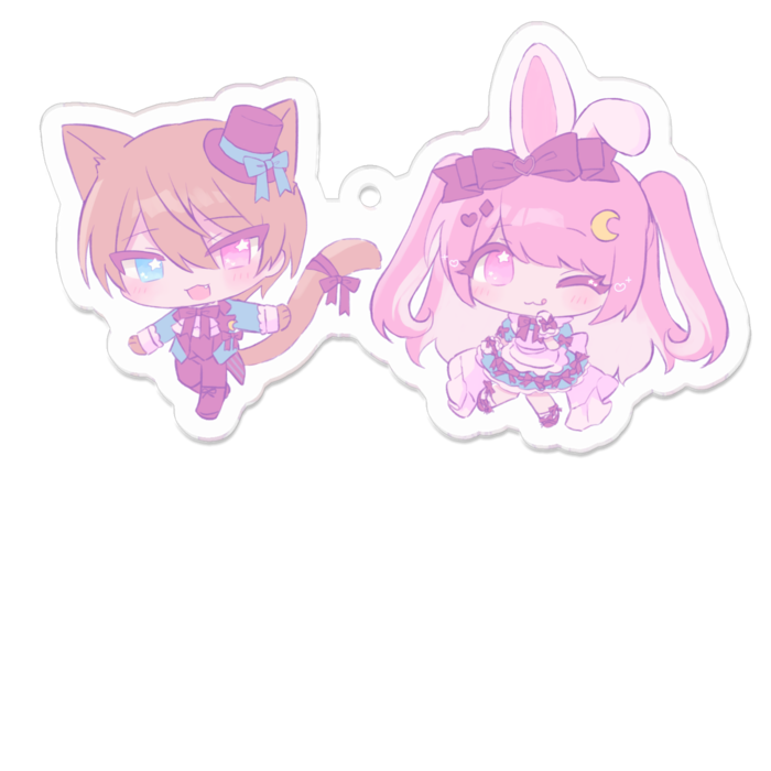 アクリルキーホルダー - 70 x 70 (mm)