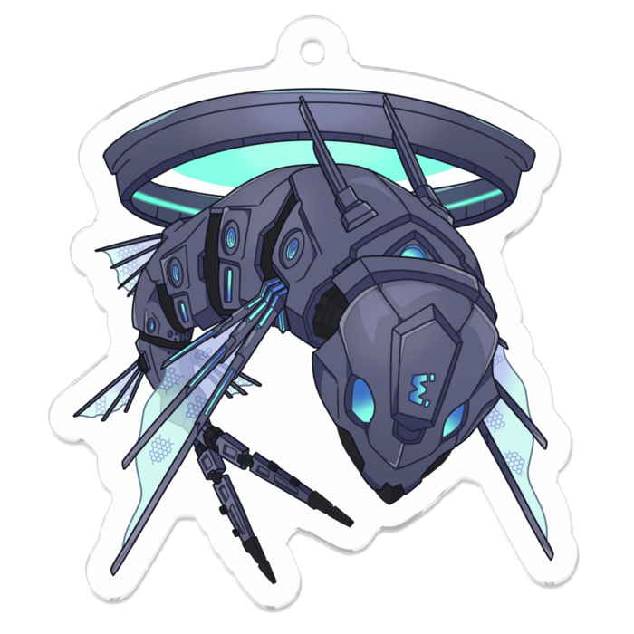 アクリルキーホルダー - 50 x 50 (mm)