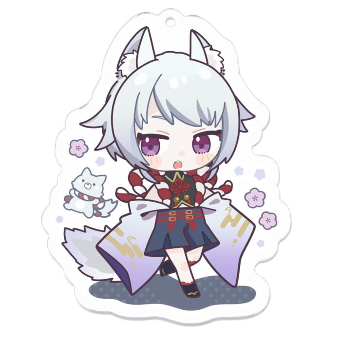 アクリルキーホルダー - 70 x 70 (mm)