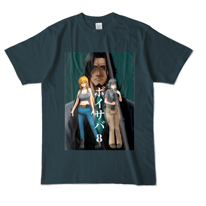 カラーTシャツ - L - デニム (濃色)