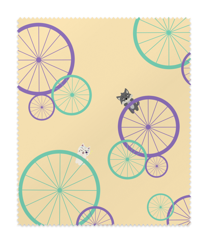 メガネ拭き(オレンジ)