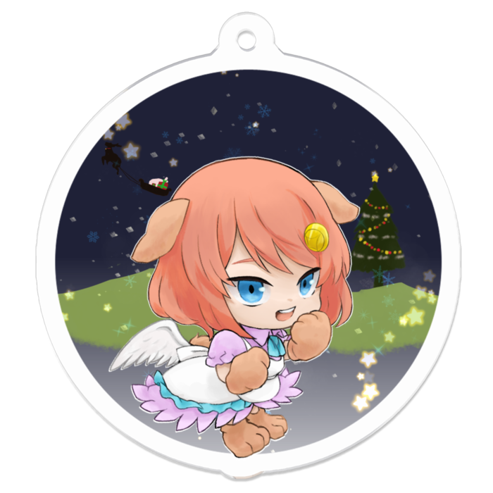 アクリルキーホルダー - 50 x 50 (mm)