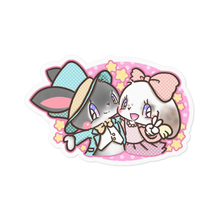 ステッカー - 100 x 100 (mm)