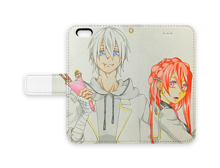 手帳型iPhoneケース - iPhone 6 / 6s - ストラップ穴 あり